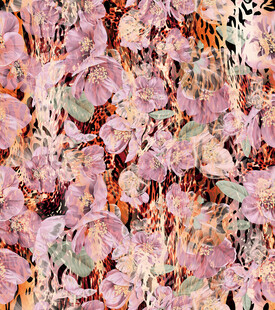 抽象花卉图案纹理背景