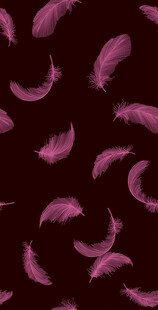 梦幻紫色羽毛背景图案