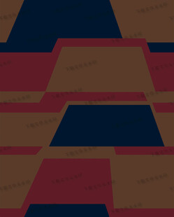 几何色块拼接抽象图案