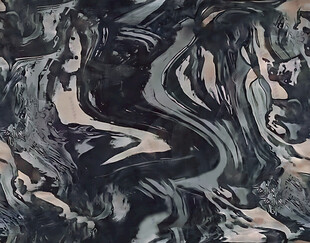 抽象水墨风流动纹理图案