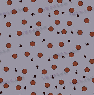 灰色底橙色圆点图案纹理