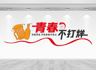 青春不打烊文化墙