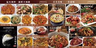 美食灯箱菜单