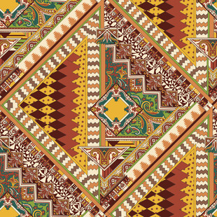 几何图案民族风花纹背景