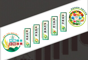 走廊食堂文化墙