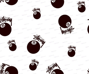 台球图案无缝背景纹理