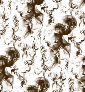 抽象墨韵纹理图案