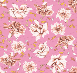 粉色花卉图案背景