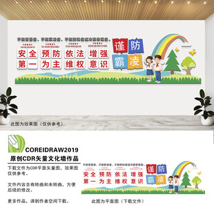 预防校园霸凌文化墙