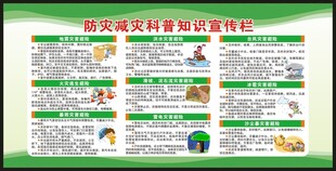 防灾减灾宣传栏