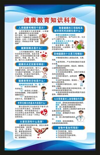 健康教育知识海报