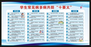学生常见病多病共防十要义