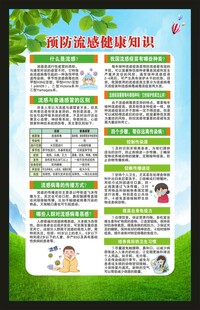 预防流感知识海报