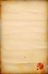 复古泛黄信纸带红色印迹