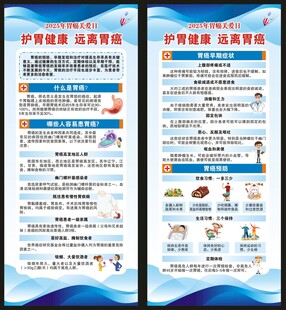 胃癌关爱日展架