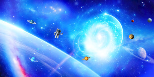 蓝色星空