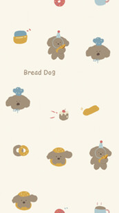 可爱动物图案背景设计