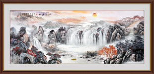 大厅山水画