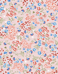 碎花图案布料纹理