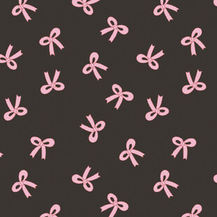 粉色蝴蝶结黑色背景图案