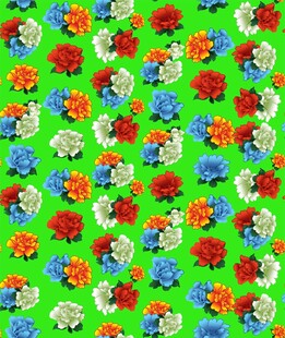 多彩花卉图案背景