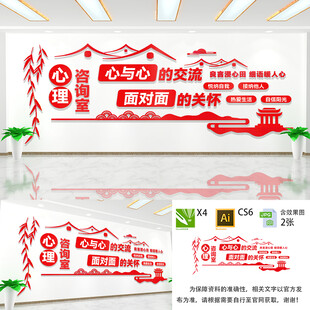 心理咨询室文化墙