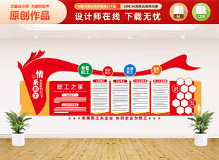 工会职工之家文化墙