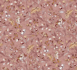 粉色花卉图案布料纹理
