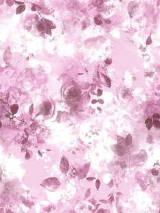 梦幻粉色花卉图案背景