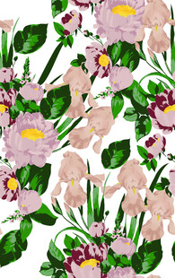 花卉图案设计素材