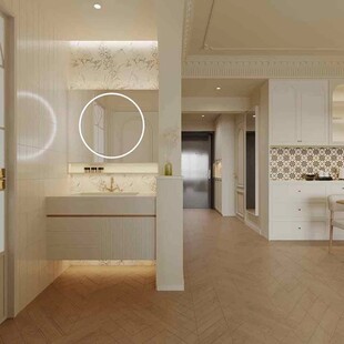 干湿分离卫生间效果图