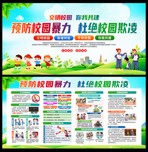 校园欺凌宣传栏