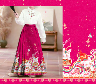 喜庆年春节装饰画面