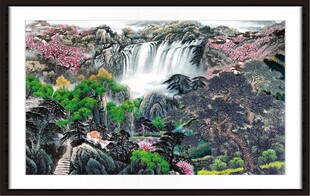 大厅山水画 