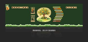 校园黑板报雕刻设计