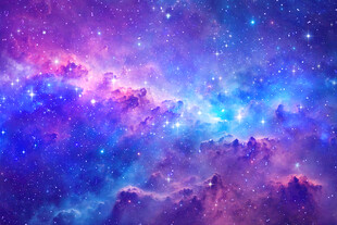 梦幻绚丽的宇宙星云景观