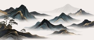 山水装饰画