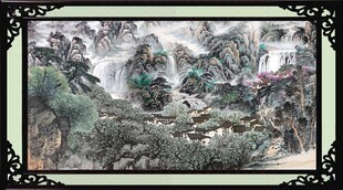 客厅山水画