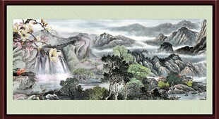 大幅山水画 
