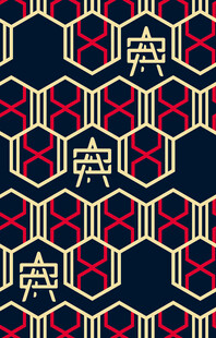 几何中式图案纹理背景