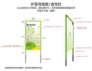 护苗联络点导视牌宣传栏
