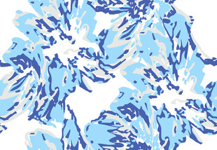 蓝白花卉图案纹理