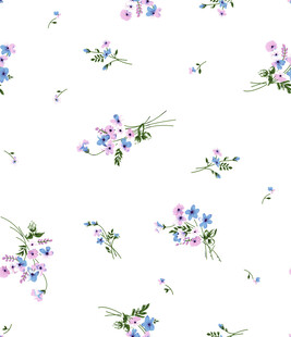 清新花卉图案背景