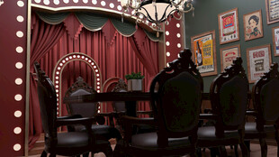 民国风室内建筑