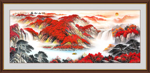 聚宝盆风水画