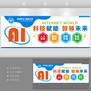 AI科技文化墙