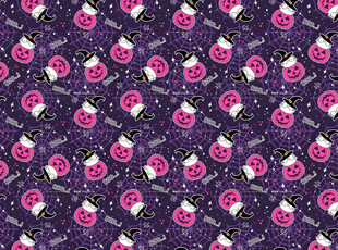 紫色背景草莓蛋糕图案