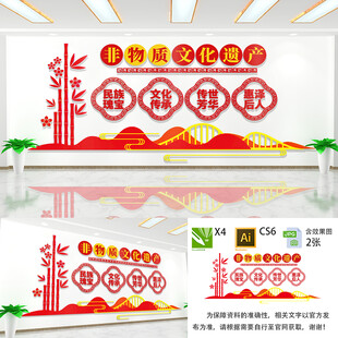 非遗文化文化墙