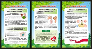 预防手足口病知识展板
