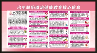 预防出生缺陷宣传栏
